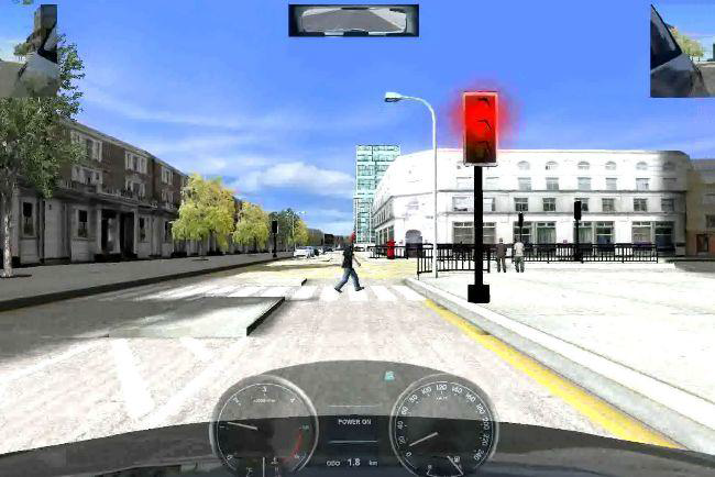 Un simulador de conducción